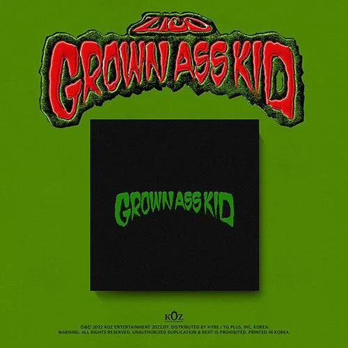 ZICO - GROWN ASS KID (4TH MINI ALBUM) Nolae Kpop